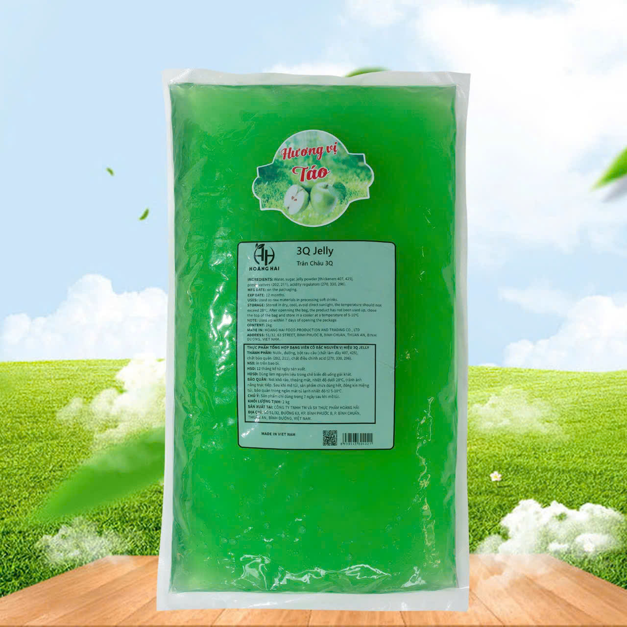 Thạch 3Q Jelly hương vị táo